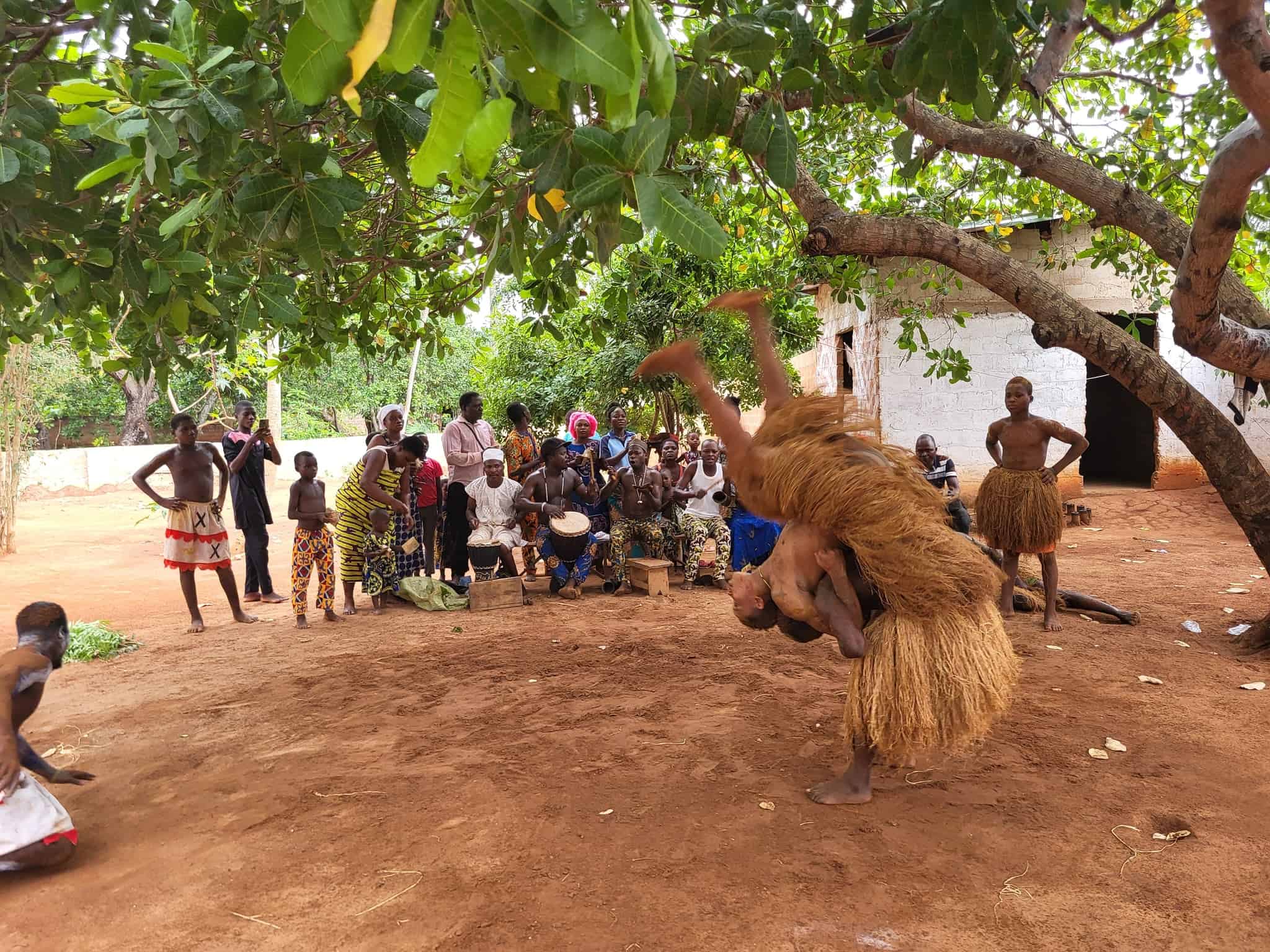 Iniciační obřad voodoo v Djidji, Benin